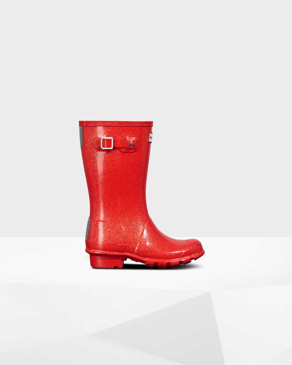 Hunter Original Big Starcloud Kids Rain Boots NZ-81183Y Red